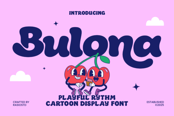 Bulona: A Playful Display Font with Editorial Charm