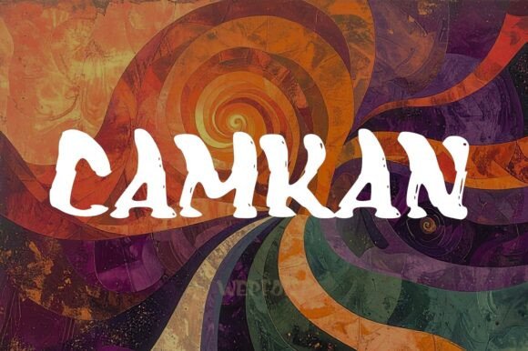 Camkan Display Font: A Lively Typeface for Expressive Branding