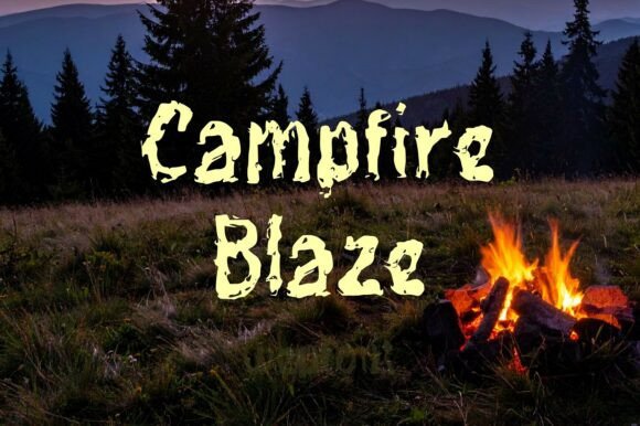 Campfire Blaze Font: Ignite Your Marketing Visuals