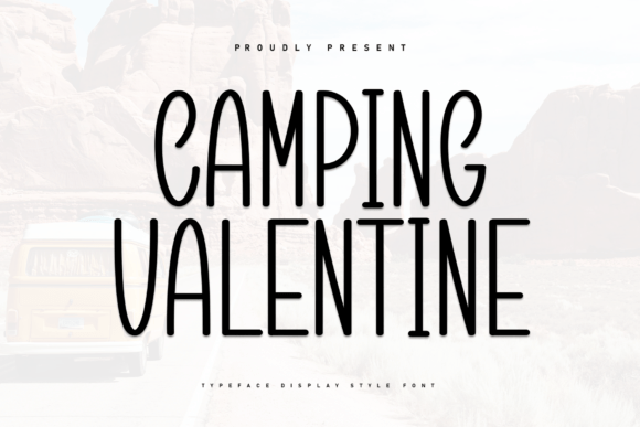 Camping Valentine: A Handwritten Font for Cozy Web Design