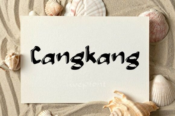 Cangkang: A Warm Handcrafted Display Font for Makers