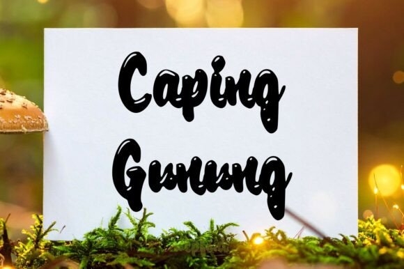 Caping Gunung: A Designer's Honest Review of This Display Font