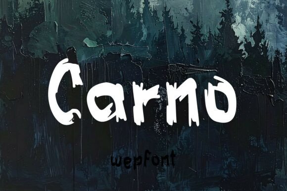 Carno: A Vibrant Display Font for Digital Branding