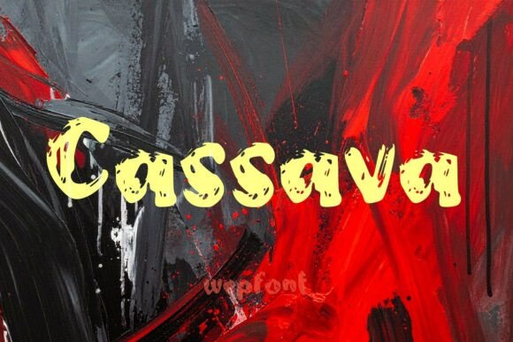 Cassava: A Bold Display Font for Authentic Brand Identity