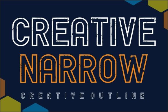Creative Narrow: A Bold Display Font That Elevates Your Brand