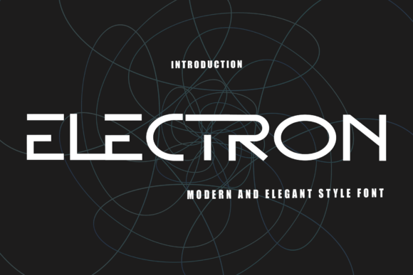 Electron: A Whimsical Display Font for Holiday Campaign Design