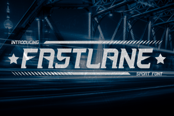 Fastlane: A Display Font That Moves With Purpose