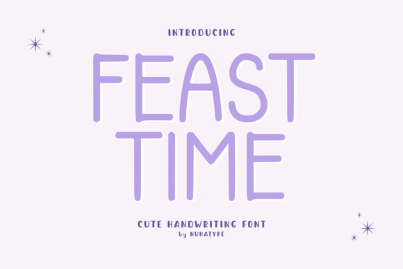 Feast Time Font: A Soft Handwritten Typeface for Makers