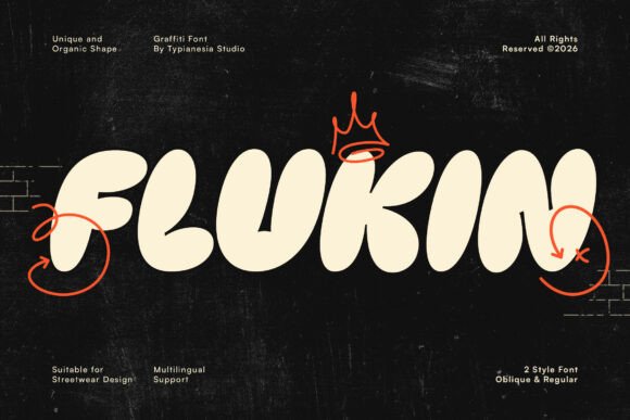 Flukin: A Display Font That Commands Attention—Thoughtfully