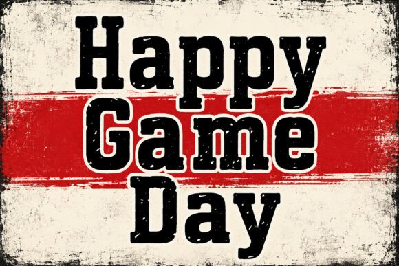 Happy Game Day: A Vintage Sports Font That Builds Brand Spirit