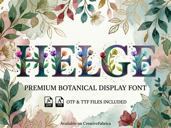 Helge: A Display Font That Breathes Quiet Luxury Into Editorial Design