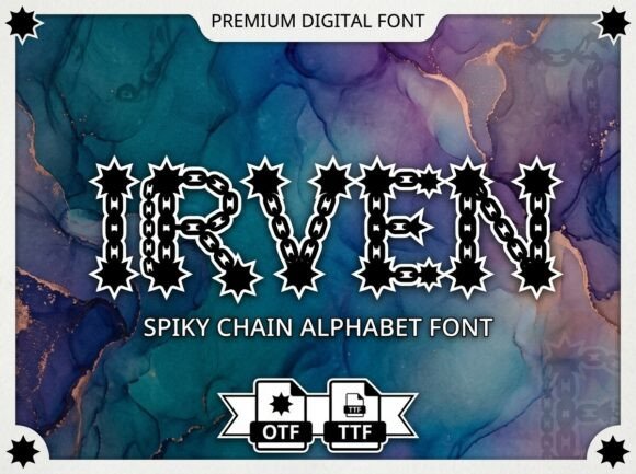 Irven: A Bold Display Font That Commands Attention
