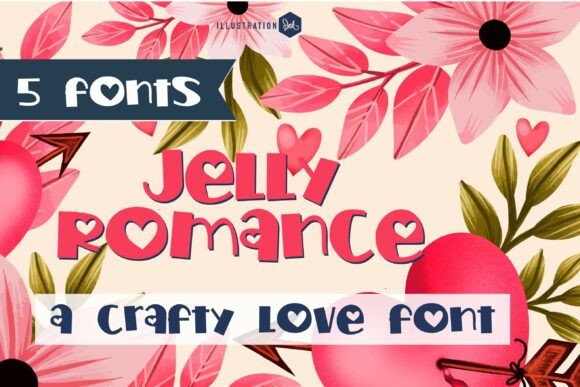 Jelly Romance: A Bouncy Display Font for Editorial Design