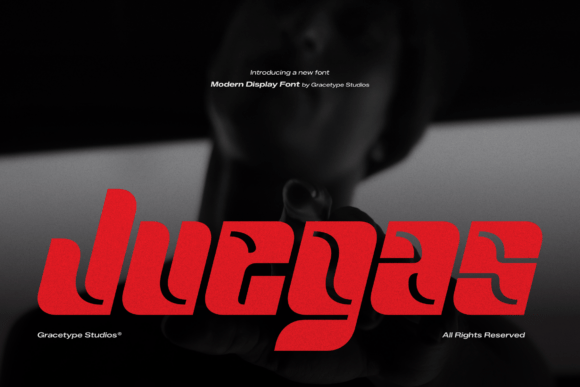 Juegas: A Bold Display Typeface for Standout Brand Identity