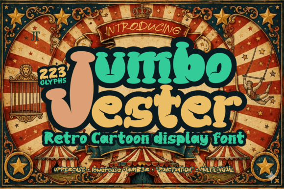 Jumbo Jester: A Bold Retro Display Font for Scroll-Stopping Marketing
