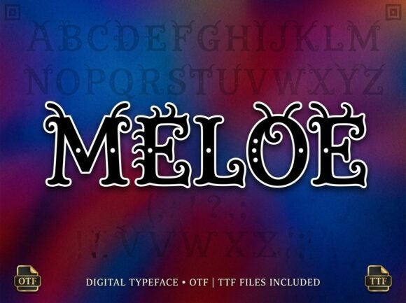 Meloe: A Display Typeface for Enchanting Editorial Design
