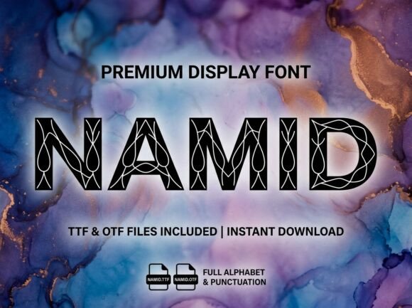 Namid: A Display Font with Quiet Confidence