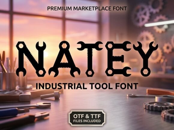 Natey: A Display Font That Anchors Campaigns with Precision