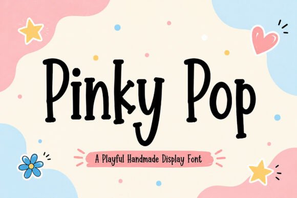 Pinky Pop: A Playful Display Font with Heart