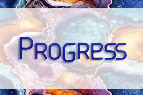 Progress: A Display Font That Moves With Your Content