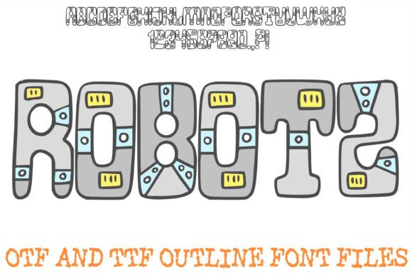 Robotz Font: A Retro-Futuristic Display Typeface for Campaign Impact