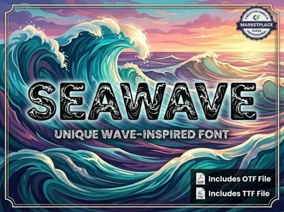 Seawave: A Display Font That Makes Your Brand Instantly Memorable