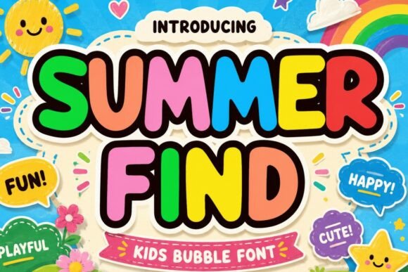 Summer Finds: A Playful Display Font for Handmade Joy