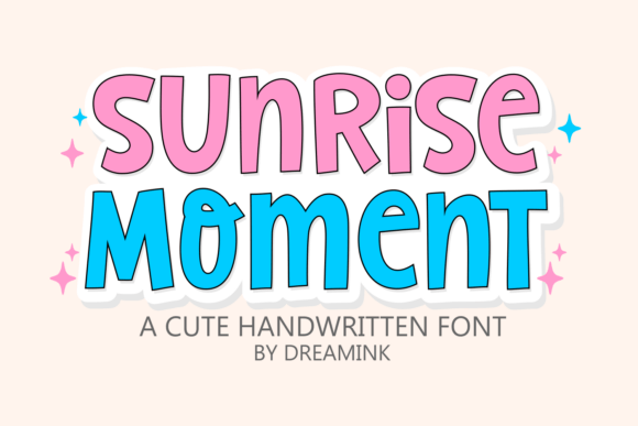 Sunrise Moment: A Display Font That Feels Like First Light