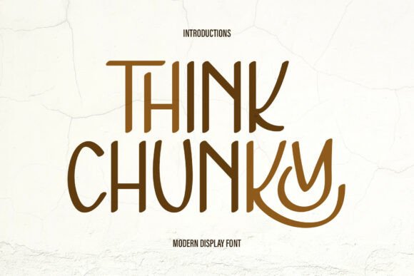 Think Chunky: A Bold Display Font for Editorial Design
